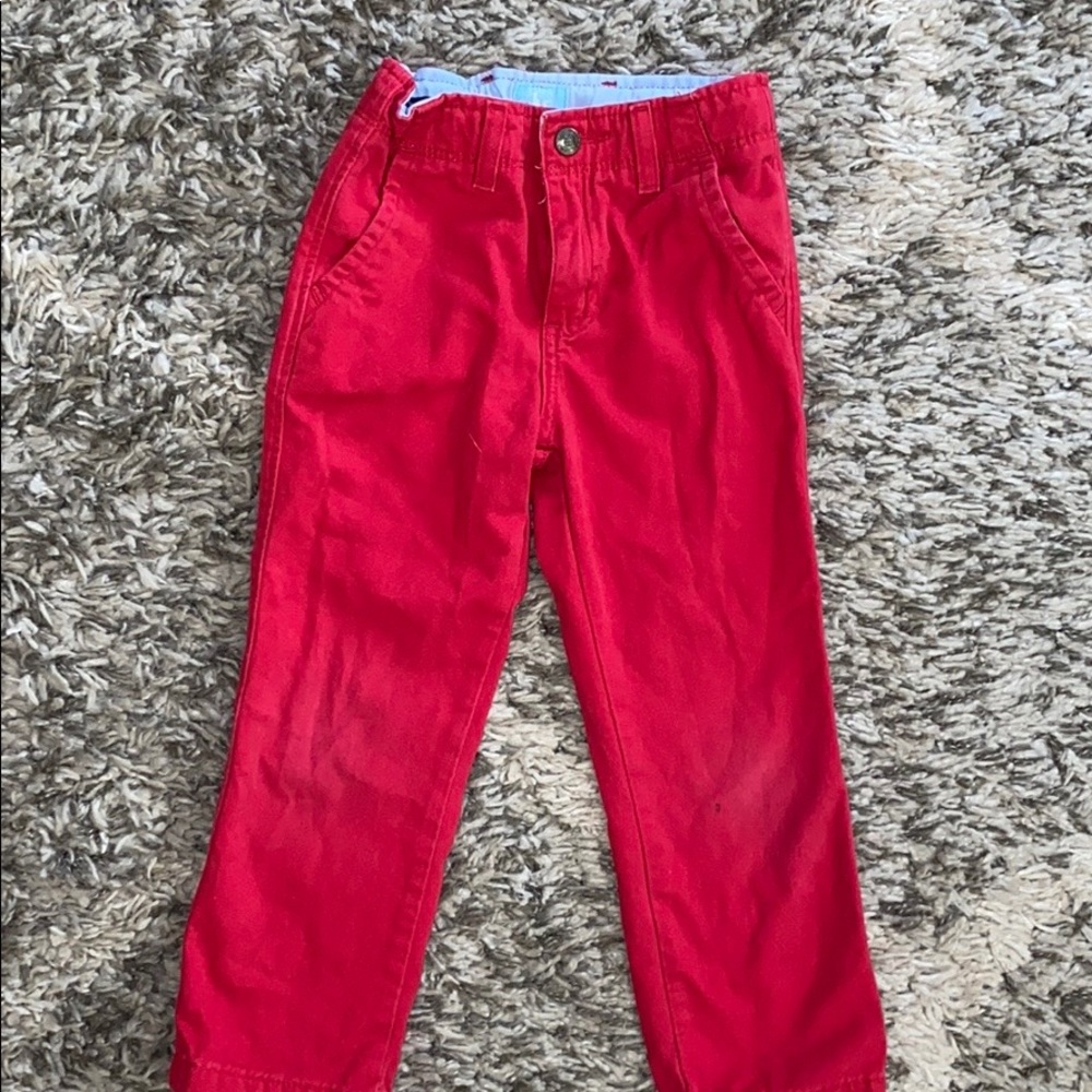 Boys Red Pants